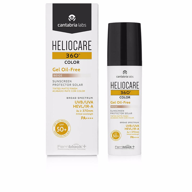 HELIOCARE 360° COLOR tinted sunscreen gel oil free SPF50+