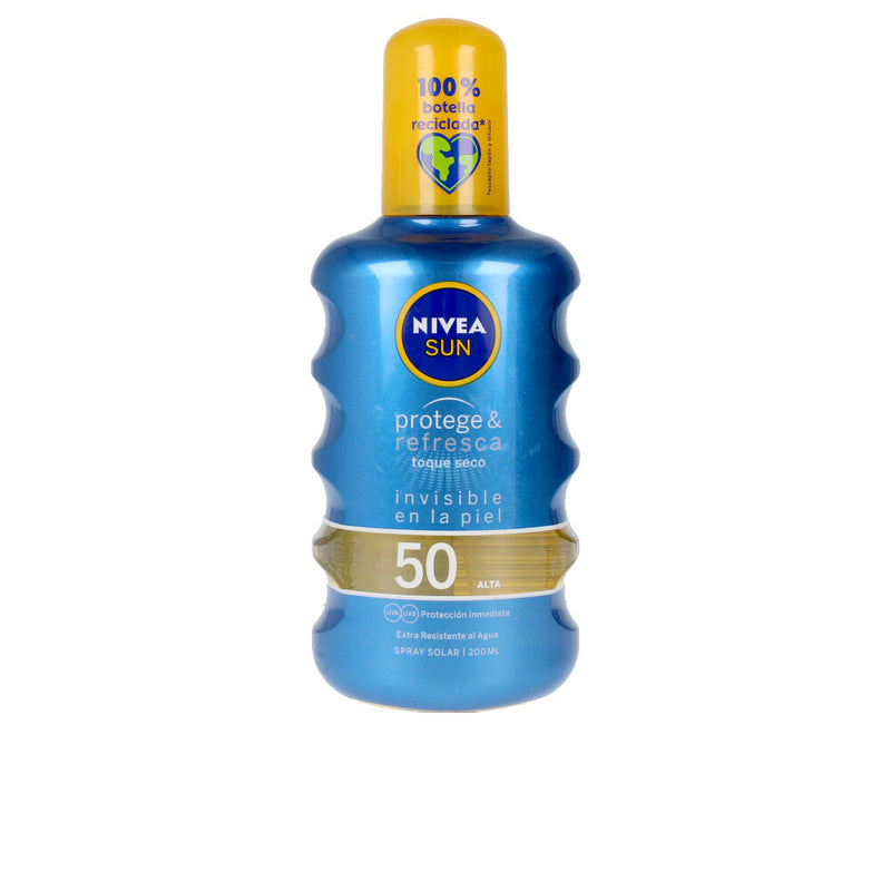 SUN PROTECTS&amp;REFRESHS dry sun spray SPF50 200 ml