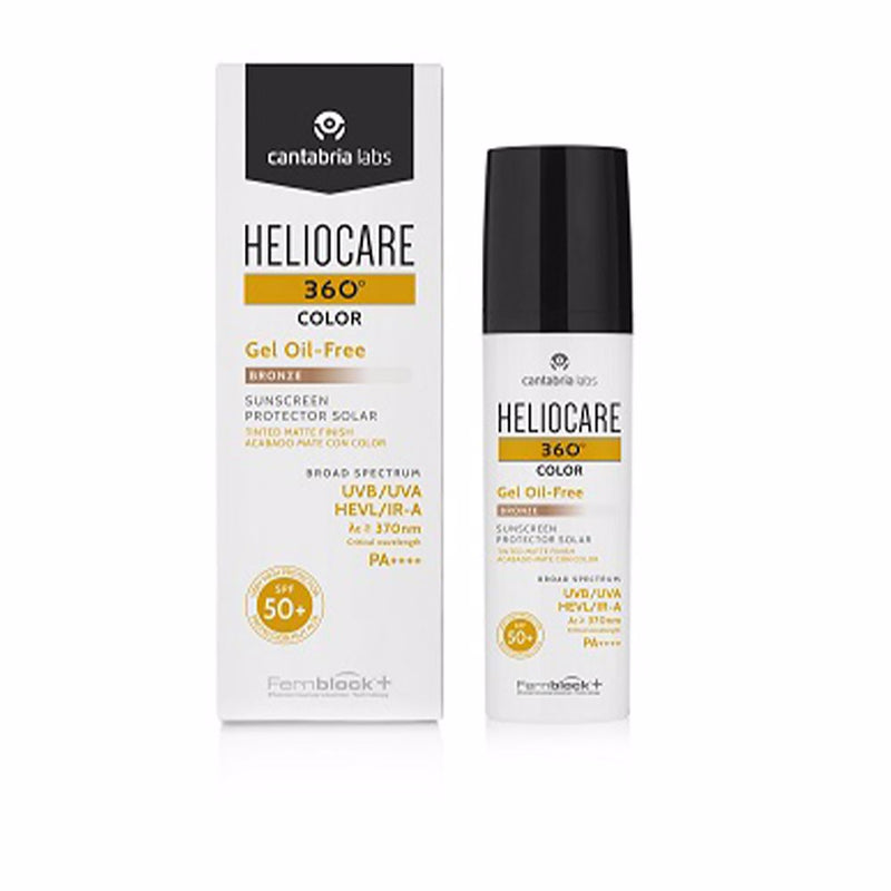 HELIOCARE 360° COLOR tinted sunscreen gel oil free SPF50+