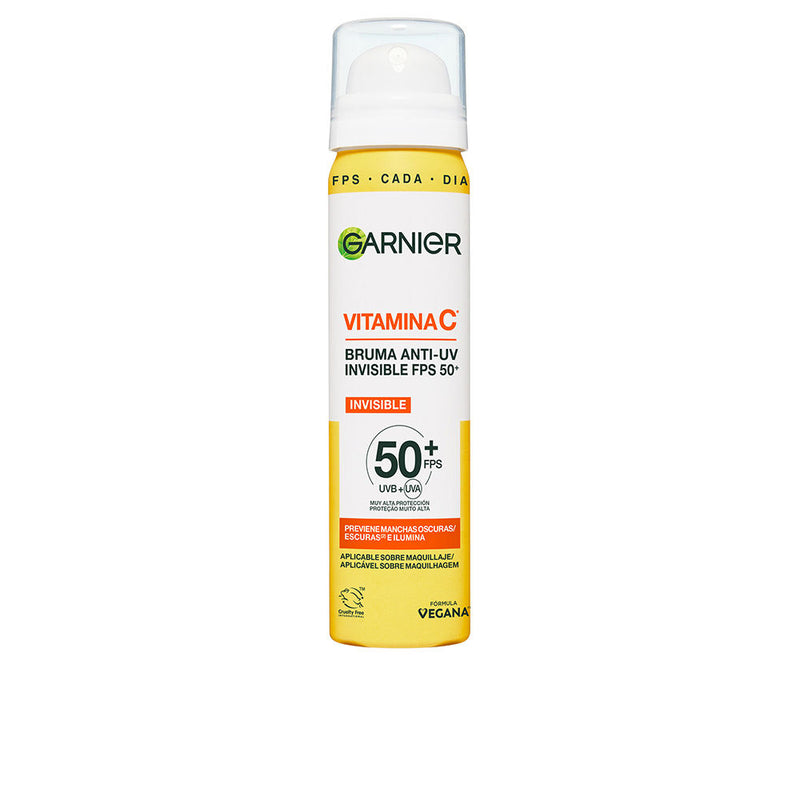 Vitamin C invisible anti-UV mist SPF 50+ prevents dark spots and brightens 75 ml