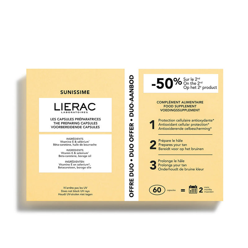 SUNISSIME tan preparation capsules pack 2 x 30 capsules